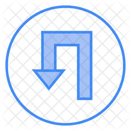 Left Turn  Icon