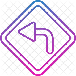 Left Turn  Icon