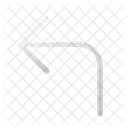 Left turn arrow  Icon