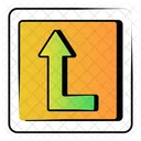 Left Turn Arrow  Icon