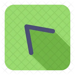 Left Up Arrow  Icon