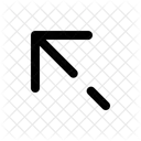 Arrow Left Up Icon
