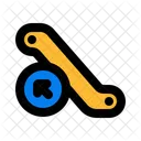 Escalator Arrow Simple Icon