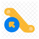 Escalator Arrow Simple Icon