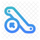 Escalator Arrow Simple Icon