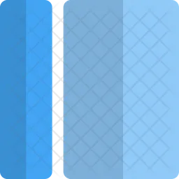 Left vertical grid  Icon