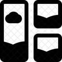 Left Vertical Image Grid Icon