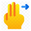 Left with finger  Icon