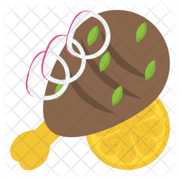 Leg Chicken Icon