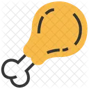 Leg Chicken Food Icon