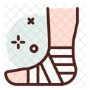 Leg Injury Icon