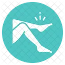 Leg Pain Pain Accident Concept Icon