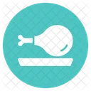 Leg Piece Food Chicken Icon