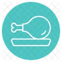 Leg Piece Food Chicken Icon