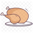 Leg Piece Chicken Thigh Food Icon