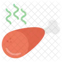Leg Piece Thigh Meat Chicken Piece Icon