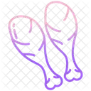 Leg Piece Chicken Meat Icon
