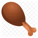 Chicken Drumstick Leg Piece Chicken Leg Icon