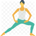 Leg Stretch Yoga Icon