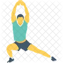 Leg Stretch Yoga Icon