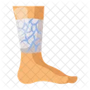 Leg Surgery Foot Injury Icon