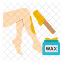 Leg Waxing Removing Leg Hair Hot Wax Icon