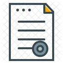 Legal Document Contract Icon