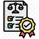 Legal Quality Standard Icon