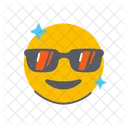 Legal Oculos Emoji Ícone