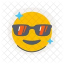 Legal Oculos Emoji Ícone