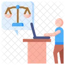 Legal Advice Justice Law Icon