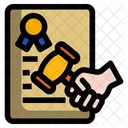 Legal Contract Contract Business Deal Icon