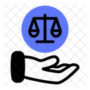 Legal Aid Assistance Equality Icon