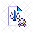 Certificate Document Contract Icon