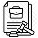 사업 경영 법률 아이콘