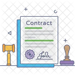 Legal Contract  Icon