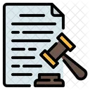 Legal Document File Icon