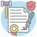 Legal Document Agreement Deed Icon