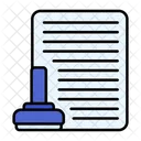 Document Law Agreement Icon