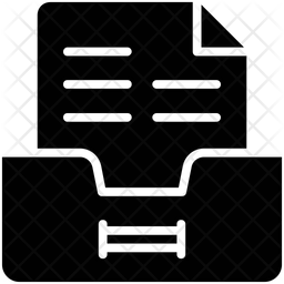Legal File Drawer Icon