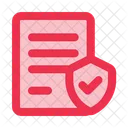 Legal Privacy Policy Document Icon