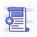 Legal Paper Document Law Icon