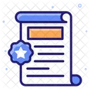 Legal Paper Document Law Icon