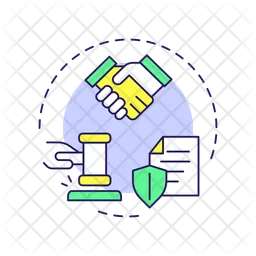 Legal remedy right  Icon