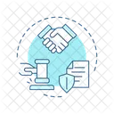 Legal remedy right  Icon