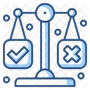 Legal Scale Ruling Balance Icon
