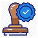 Legal Stamp Seal Official Icon