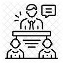 Legal Witness  Icon