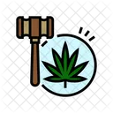 Legalizar Cannabis Plantar Icono