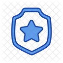 Legge Distintivo Distintivo Della Polizia Icon